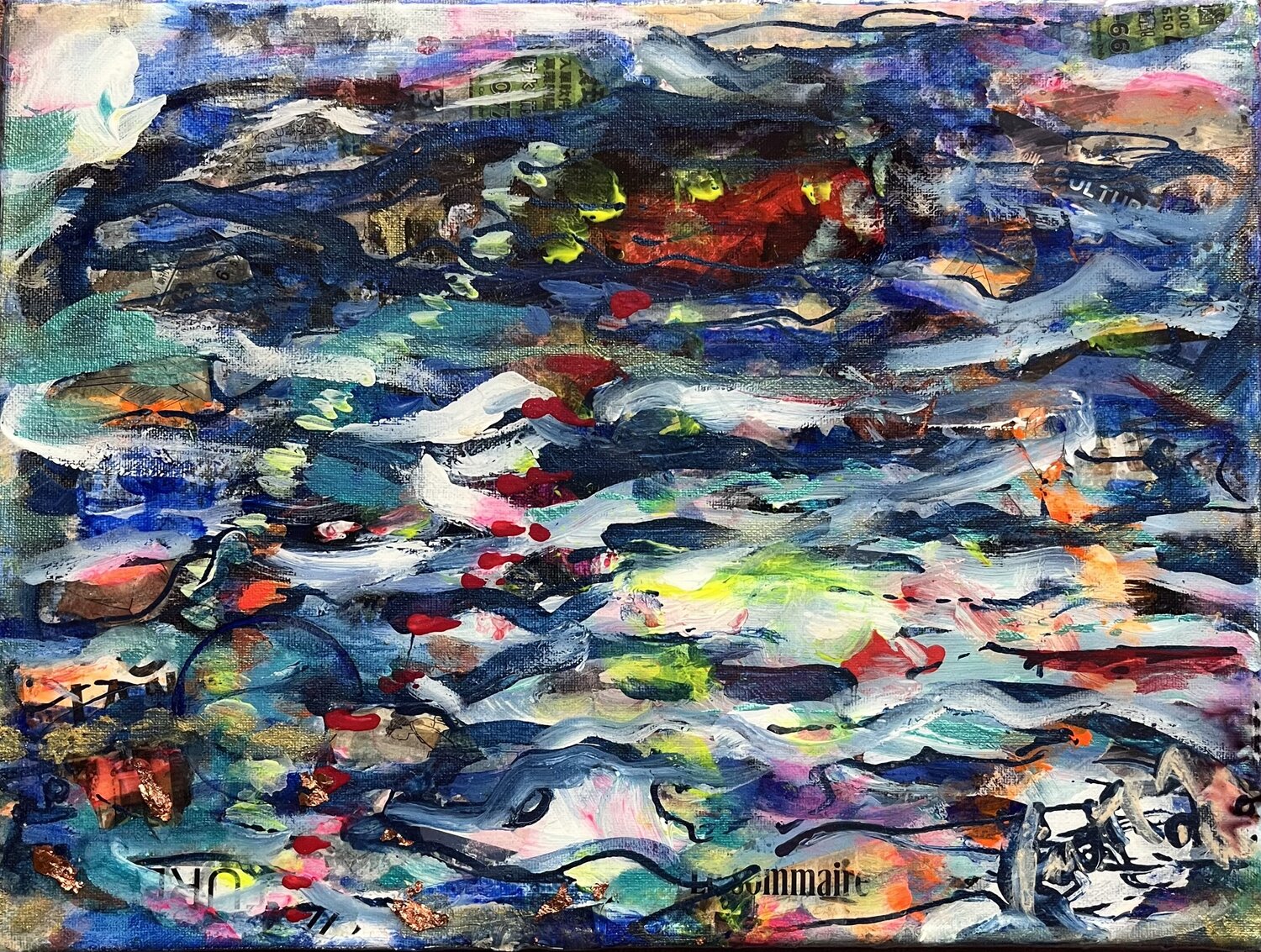 Rêves aquatiques PatMoli Original painting for sale