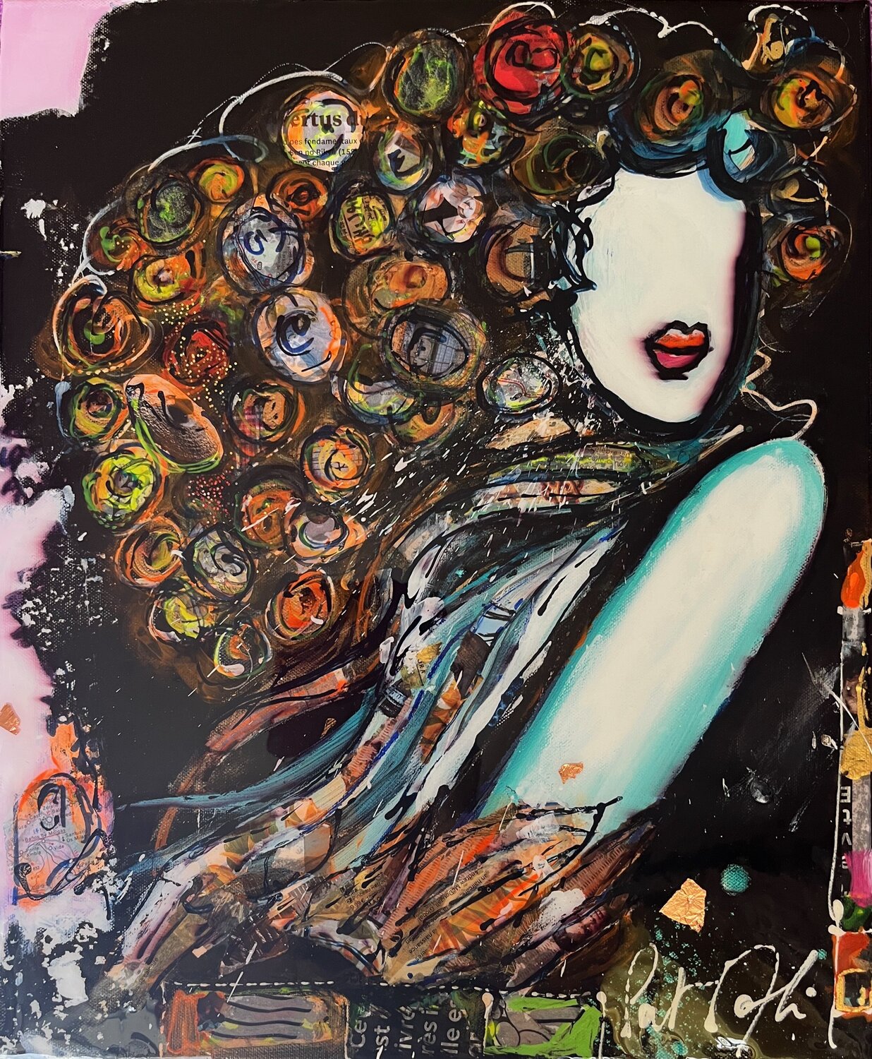 Nostalgie Flamboyante PatMoli Original painting for sale