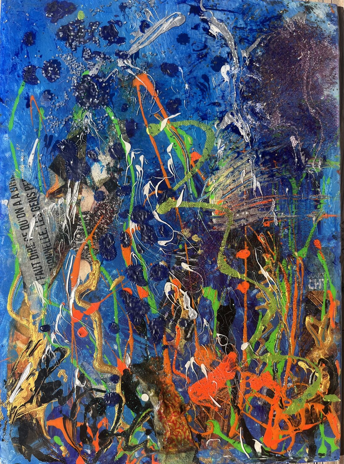 Femme TDAH PatMoli Original painting for sale