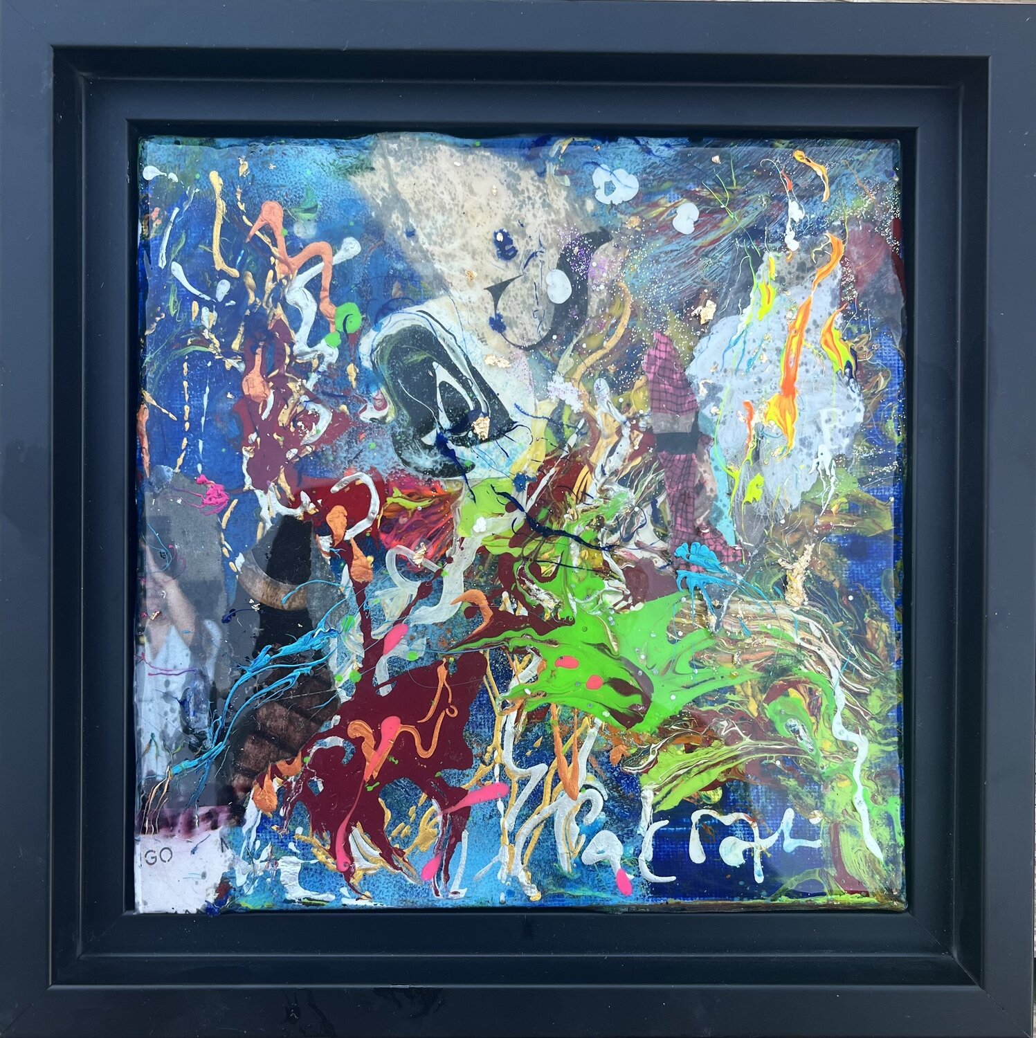 Profondeurs dorées PatMoli Original painting for sale