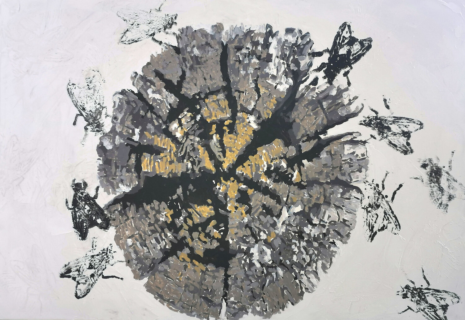 Buzzing anxiety Einat Lev Ari Original painting for sale