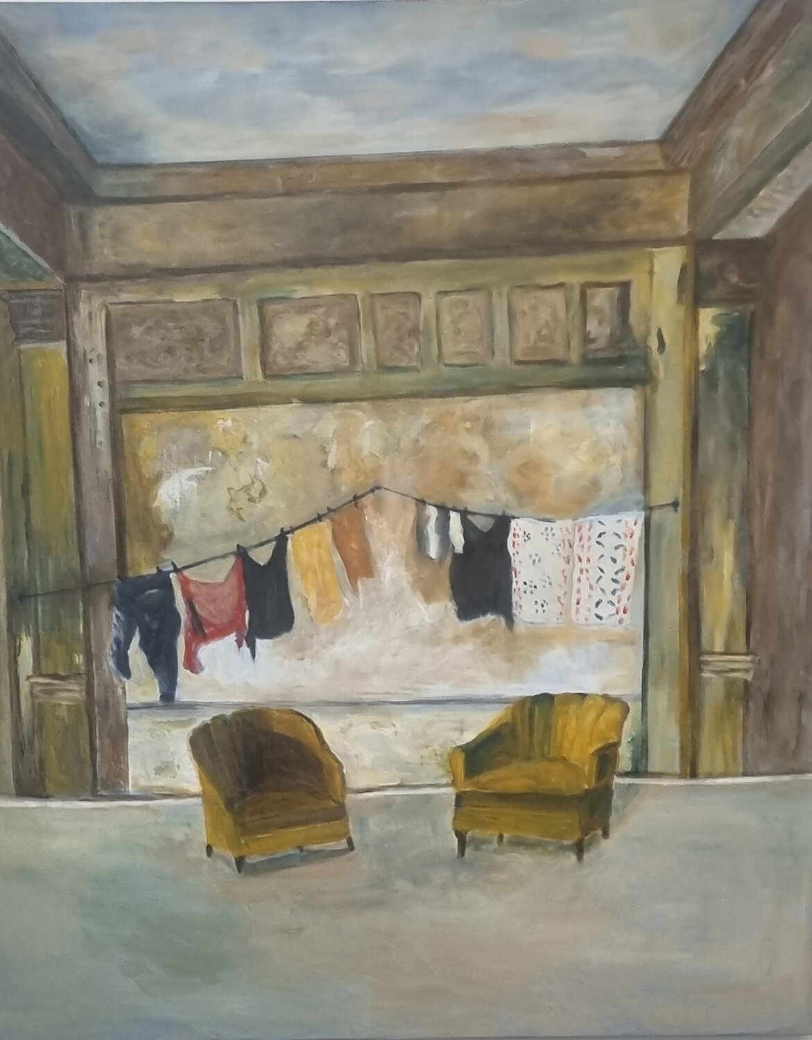 Inside Out Einat Lev Ari Original painting for sale