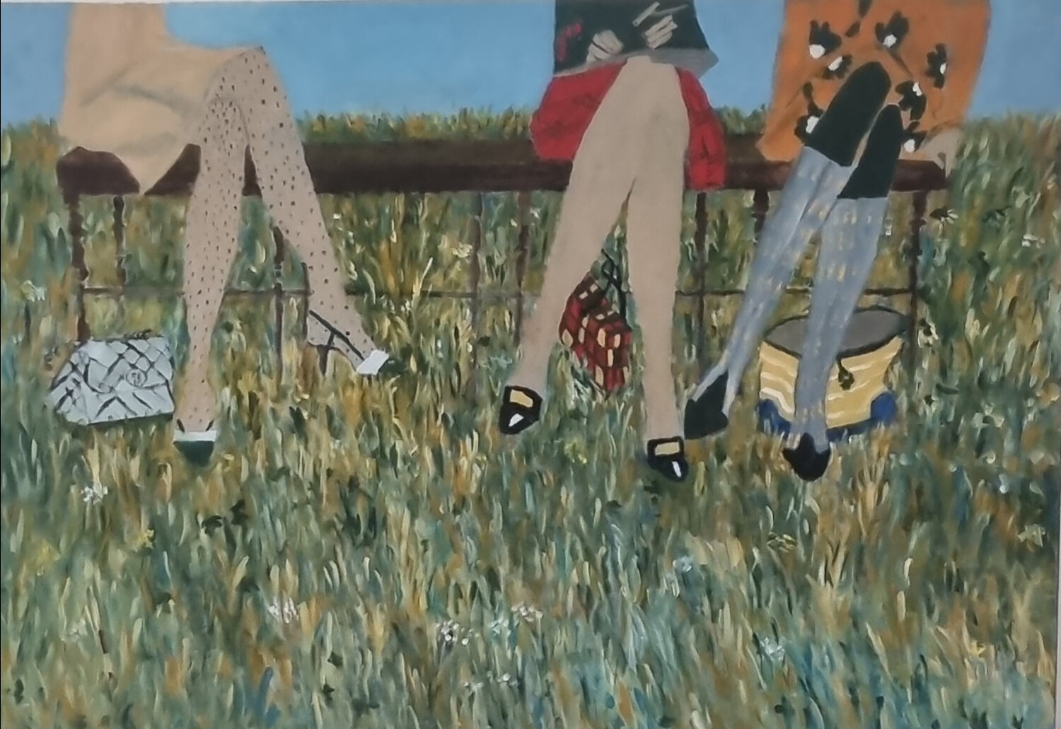 Heels and Roots Einat Lev Ari Original painting for sale