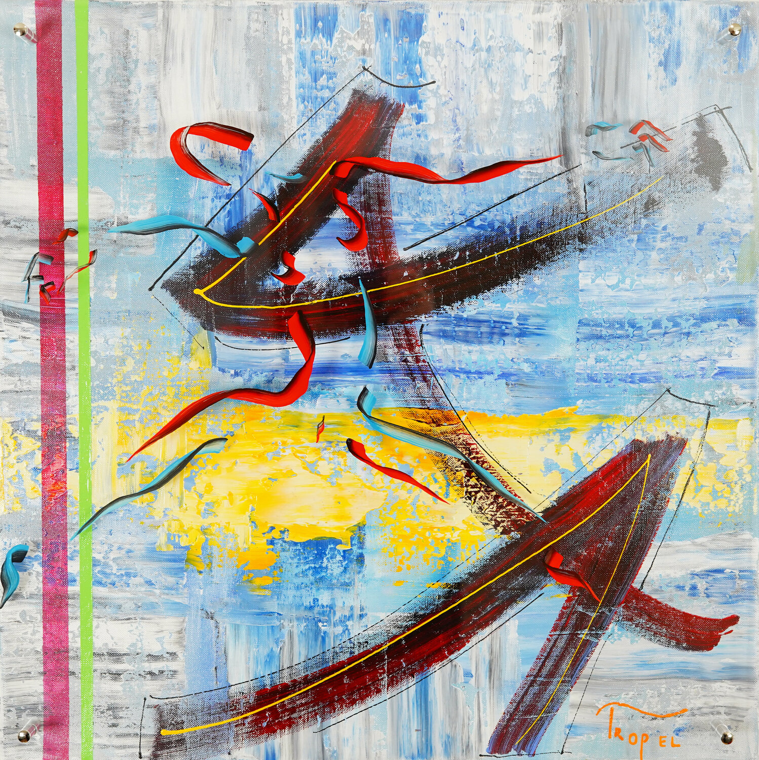 ❖  Bamenda Tropel Original painting for sale