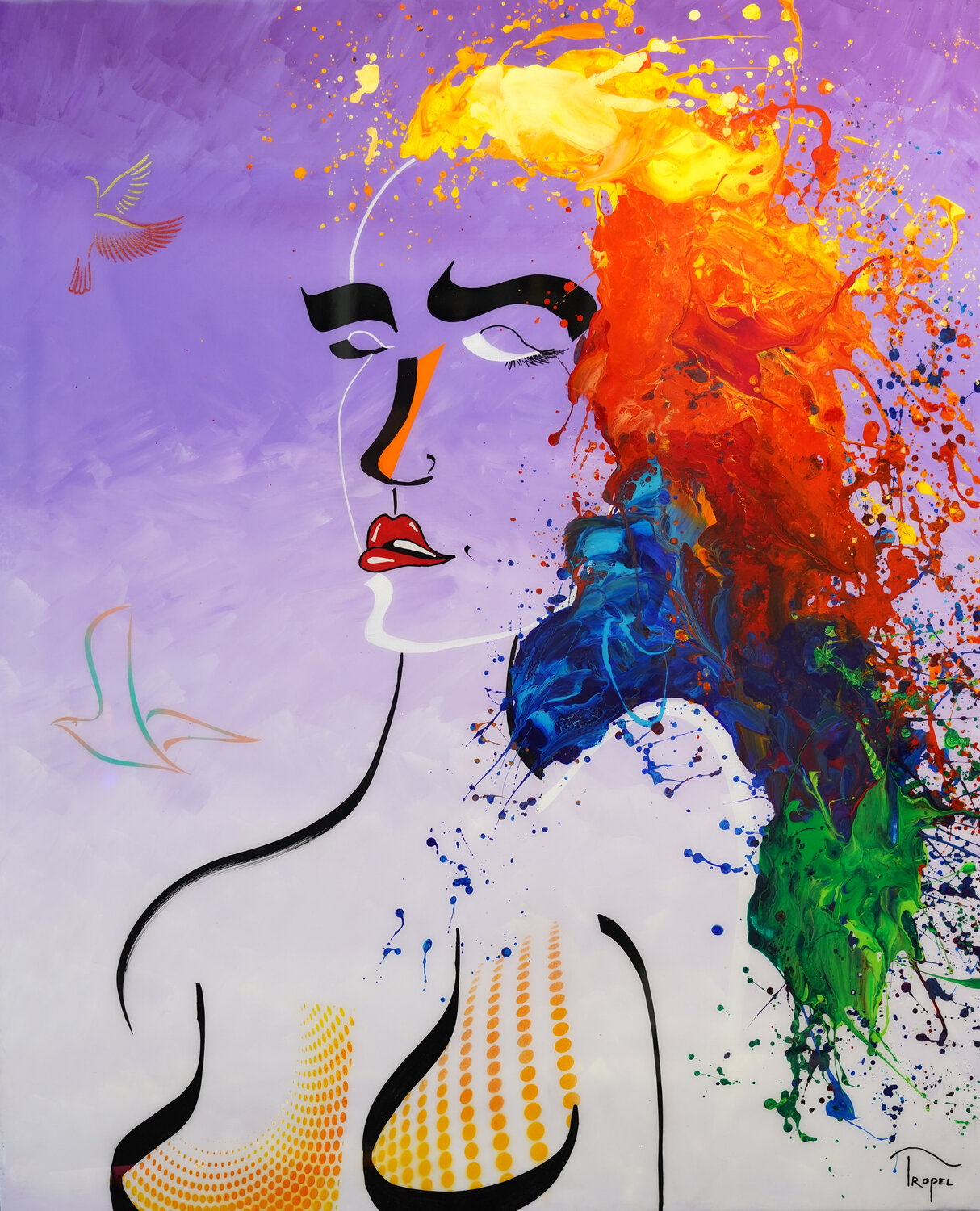 ❖  Kayar Tropel Original painting for sale