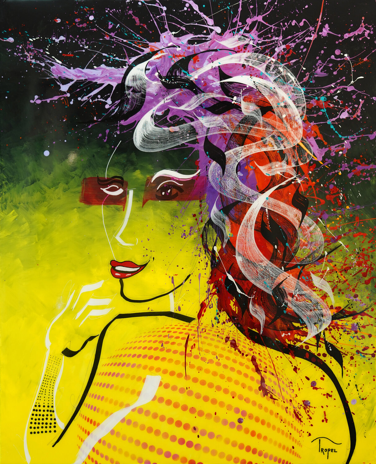 ❖  Toama Tropel Original painting for sale
