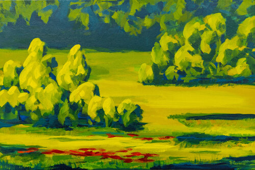 Summer Day Feeling by Beate Blume, Painting for Sale on Select