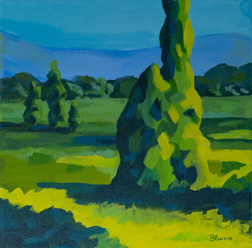 Summer Green by Beate Blume, Painting for Sale on Select