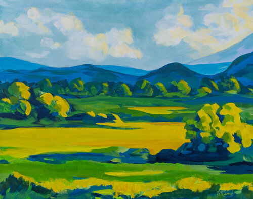 Late Summer Afternoon Impressions by Beate Blume, Painting for Sale on Select
