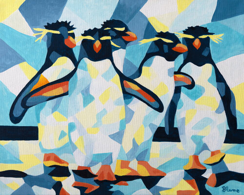 Let's Rock by Beate Blume, Painting for Sale on Select