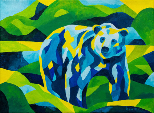 Wandering in the Woods by Beate Blume, Painting for Sale on Select