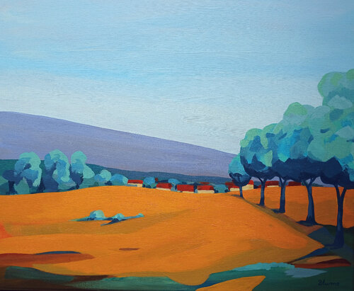 Summer Destination by Beate Blume, Painting for Sale on Select