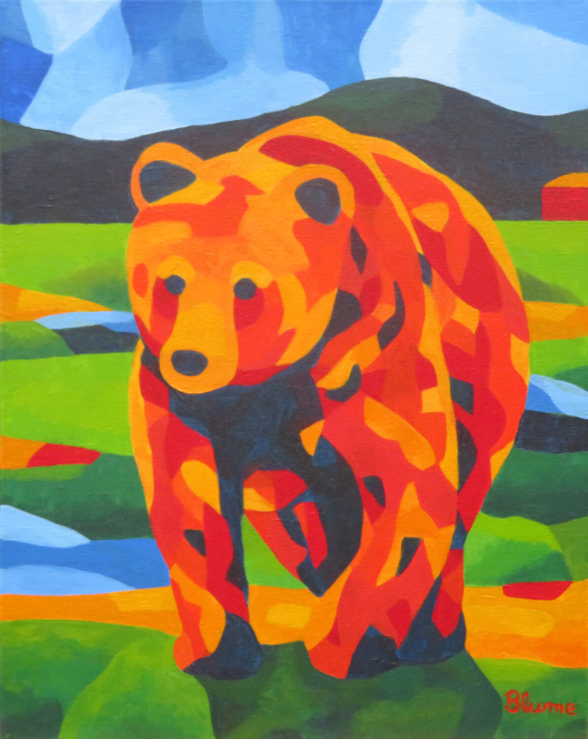 In the Wilderness Beate Blume Original painting for sale