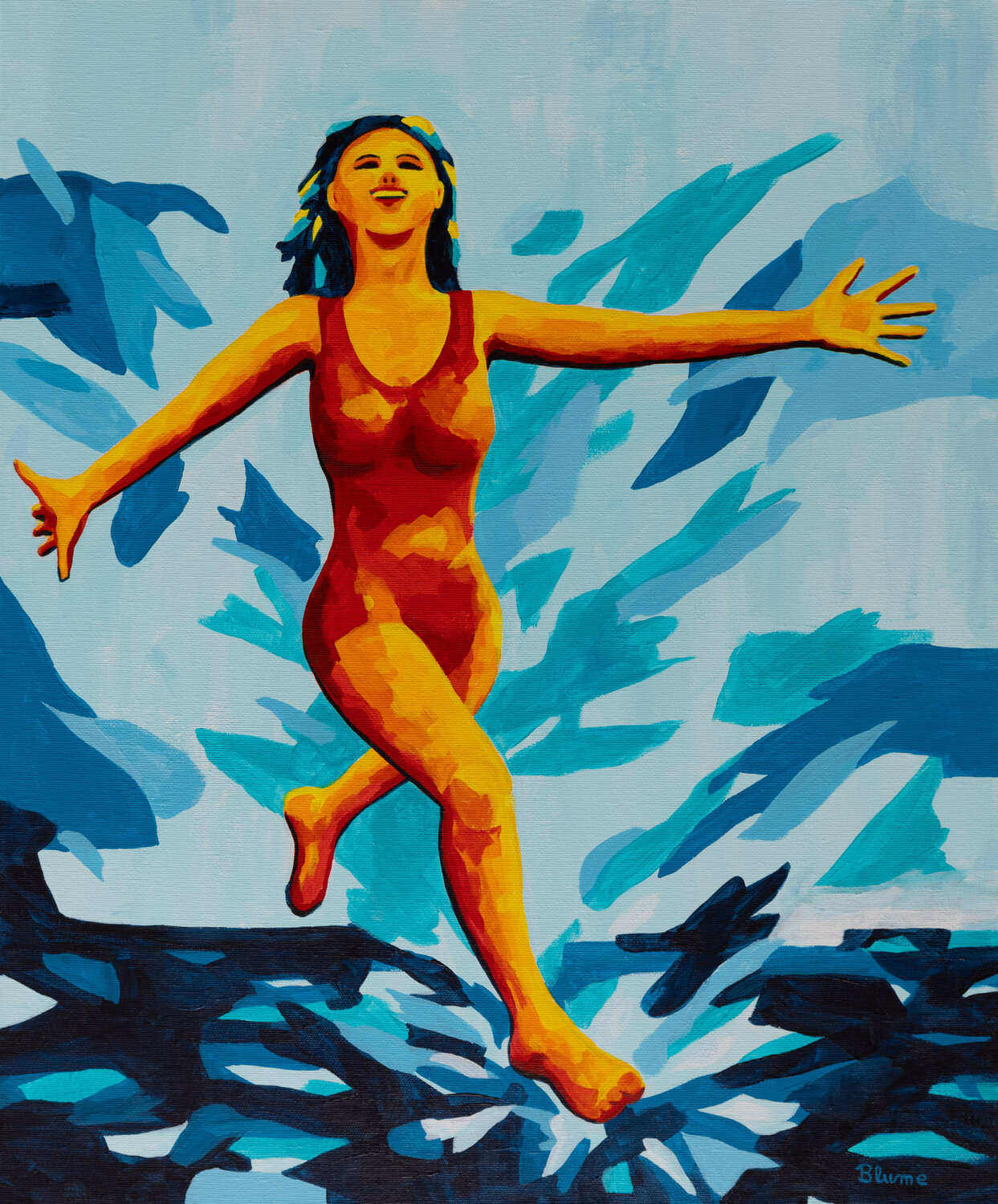 Running Free Beate Blume Original painting for sale