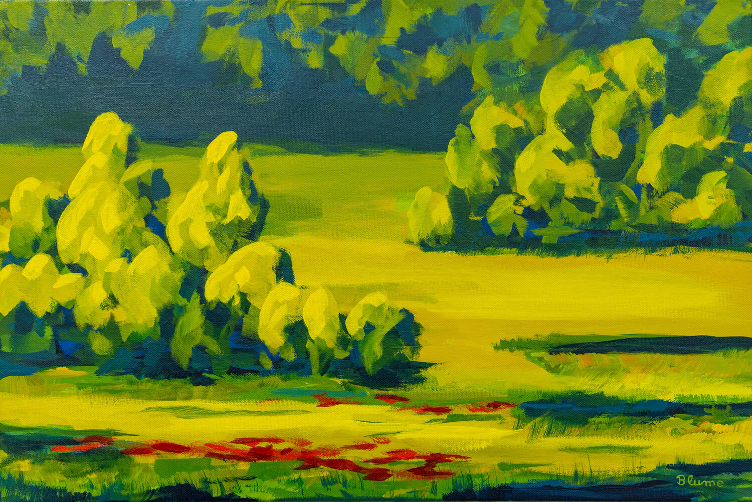Summer Day Feeling Beate Blume Original painting for sale