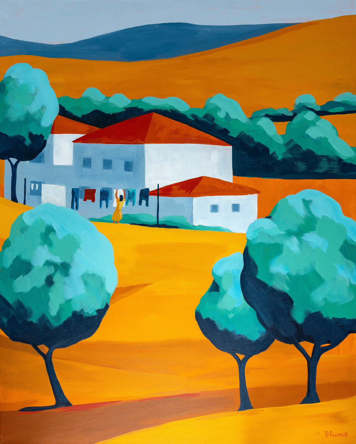 Summer Memories Beate Blume Original painting for sale