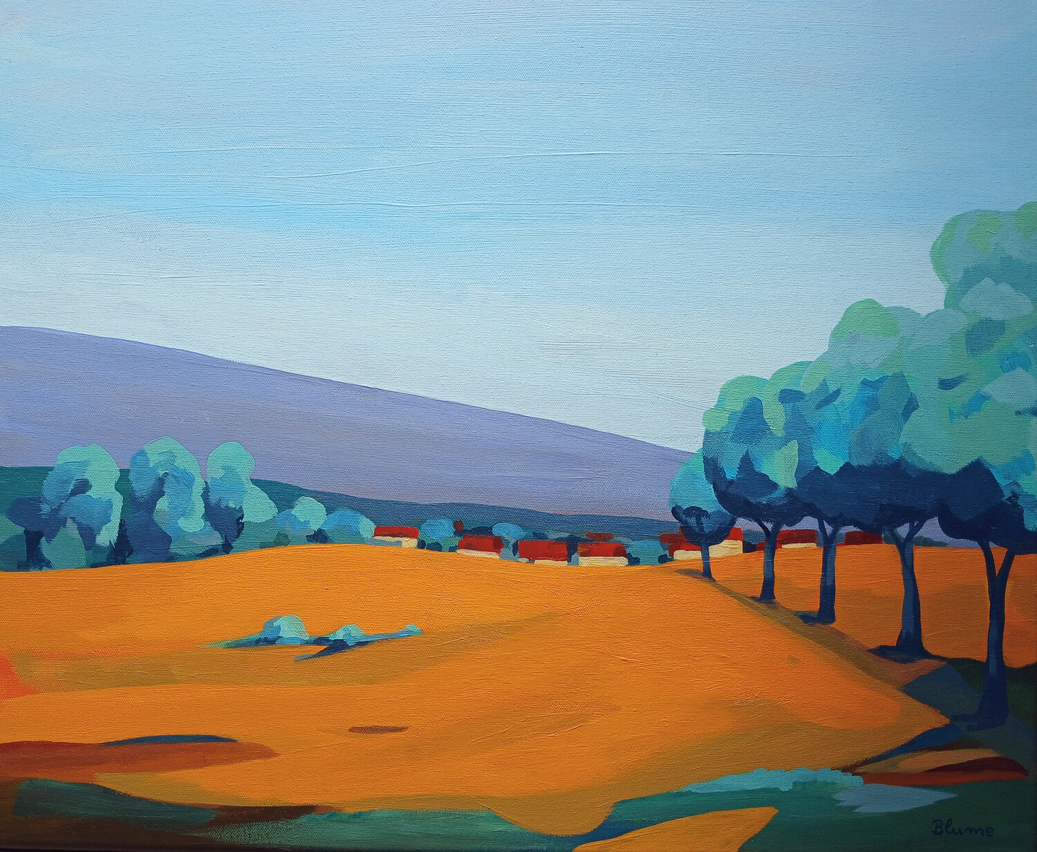 Summer Destination Beate Blume Original painting for sale