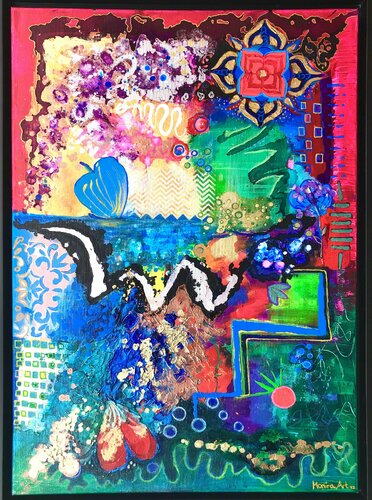 Devine colors by Amelie Monira Egenolf, Painting for Sale on Select