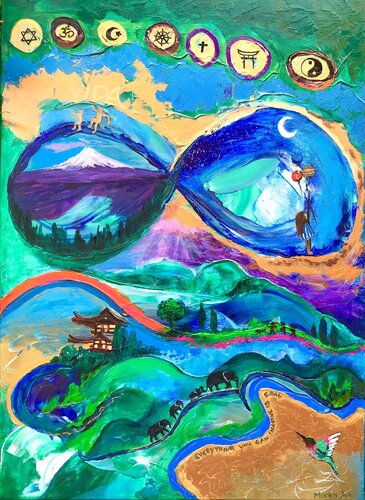LA VIDA by Amelie Monira Egenolf, Painting for Sale on Select