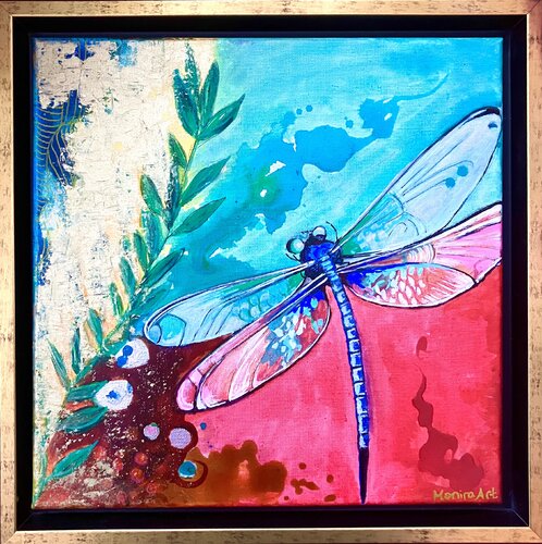 On the wings of freedom by Amelie Monira Egenolf, Painting for Sale on Select