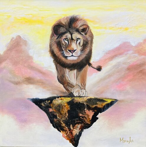 Keep your eyes on the goal by Amelie Monira Egenolf, Painting for Sale on Select