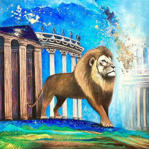 The kingdom within you by Amelie Monira Egenolf, Painting for Sale on Select
