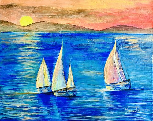 Bodensee Love von Amelie Monira Egenolf, Malerei kaufen auf Select