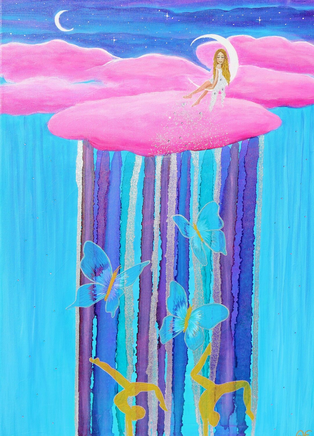 Fairy Dream Amelie Monira Egenolf Original painting for sale