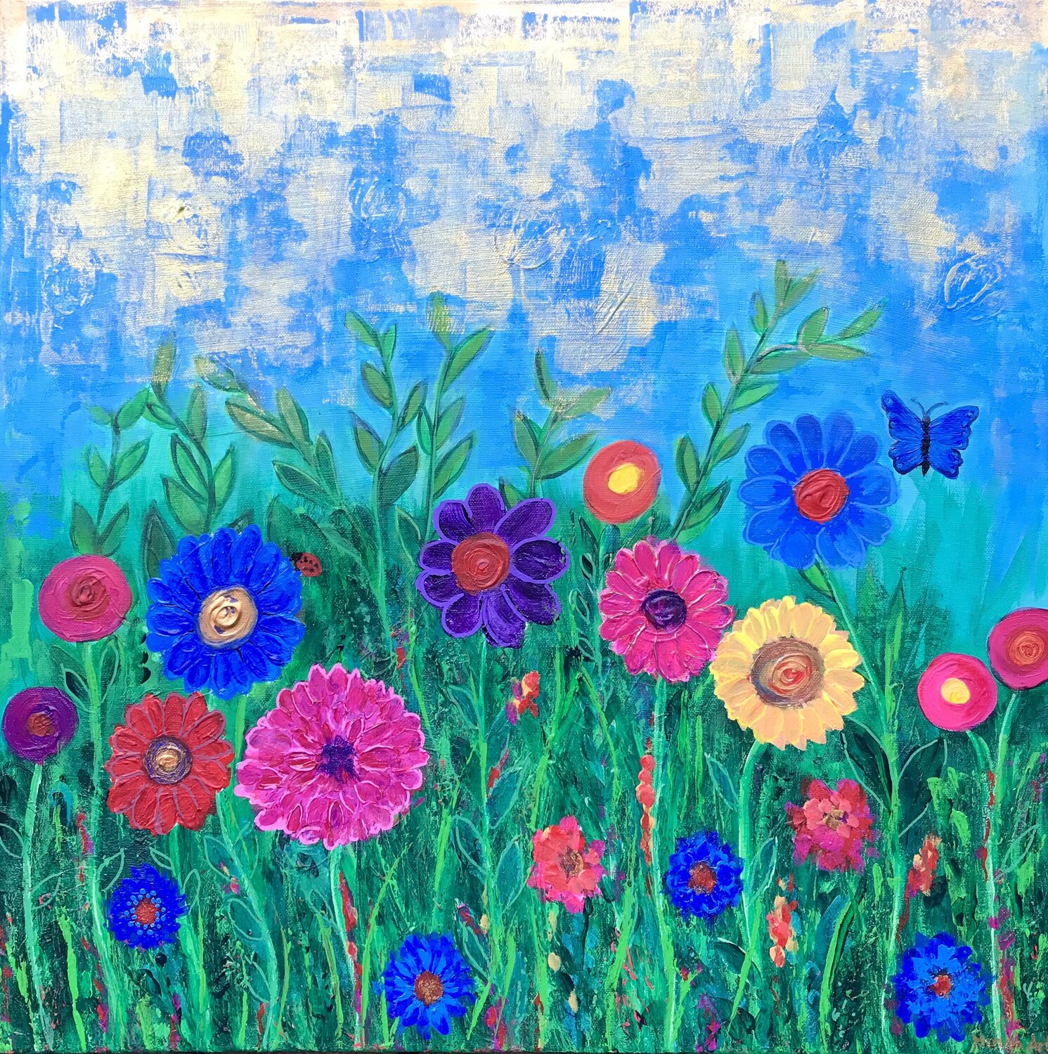 Into the wild Amelie Monira Egenolf Original painting for sale