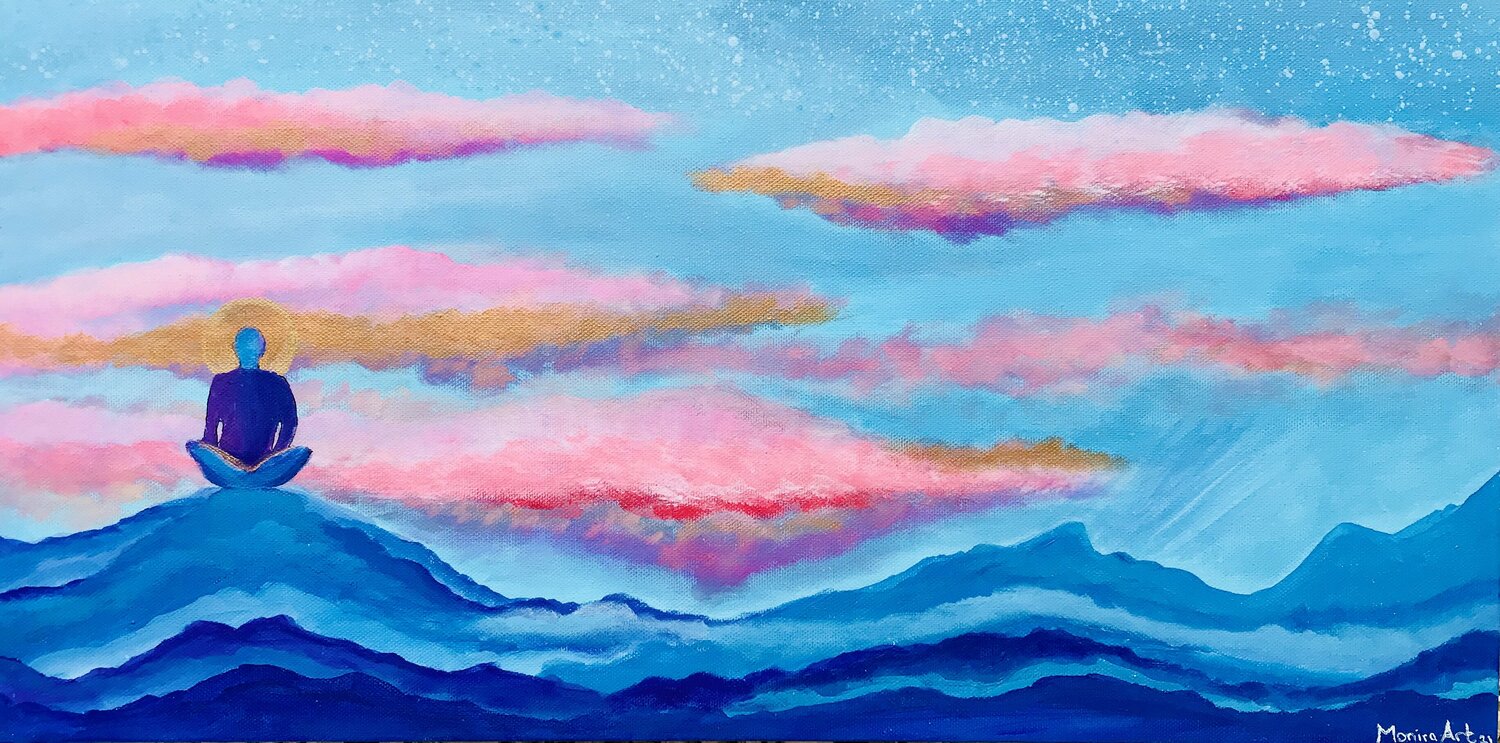 Serenity Amelie Monira Egenolf Original painting for sale