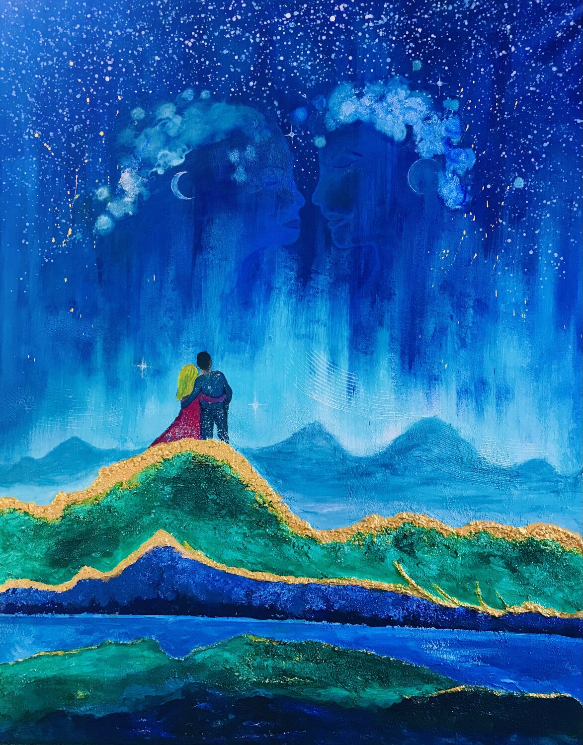 Infinite Love Amelie Monira Egenolf Original painting for sale