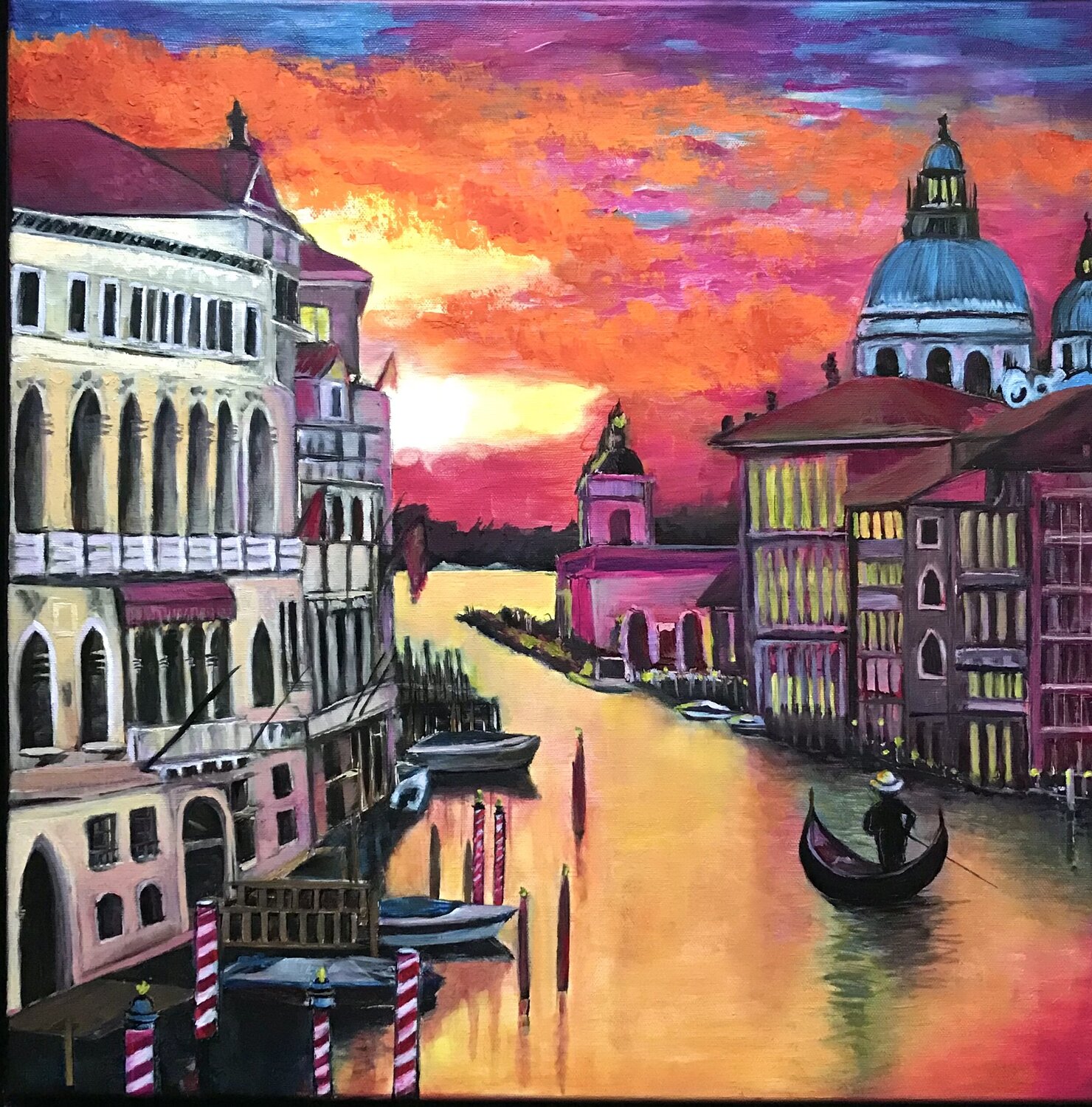 Dreaming in Venice Amelie Monira Egenolf Original painting for sale
