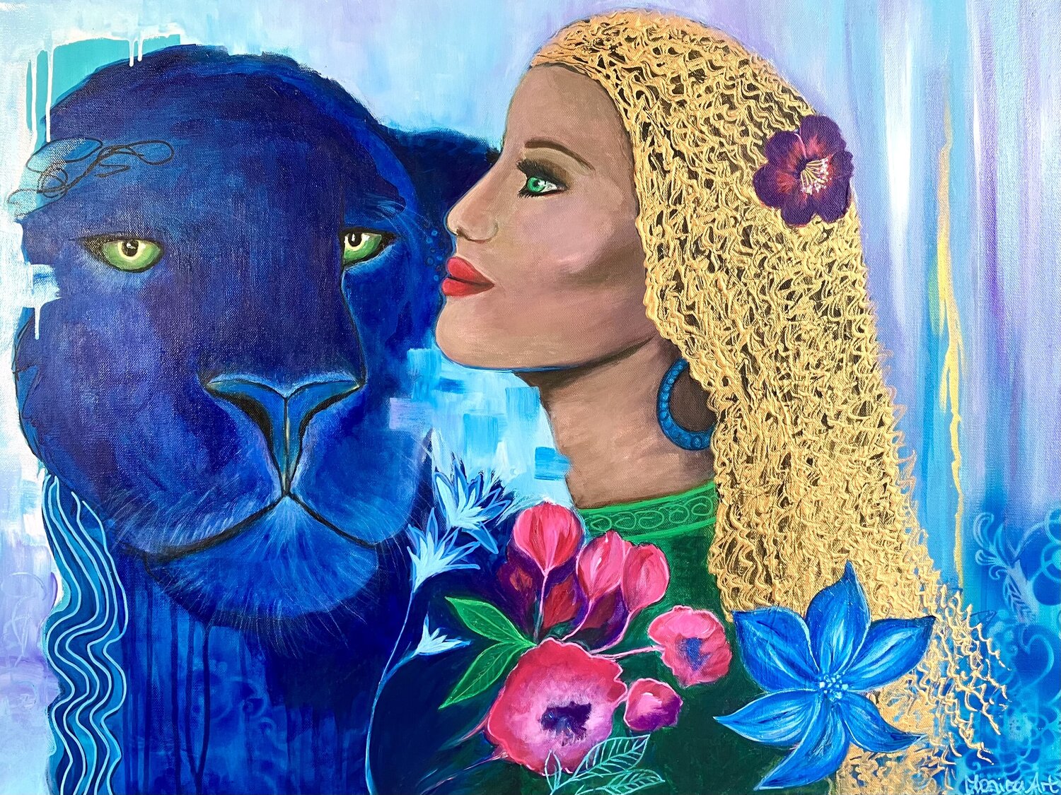Unconditional Love Amelie Monira Egenolf Original painting for sale