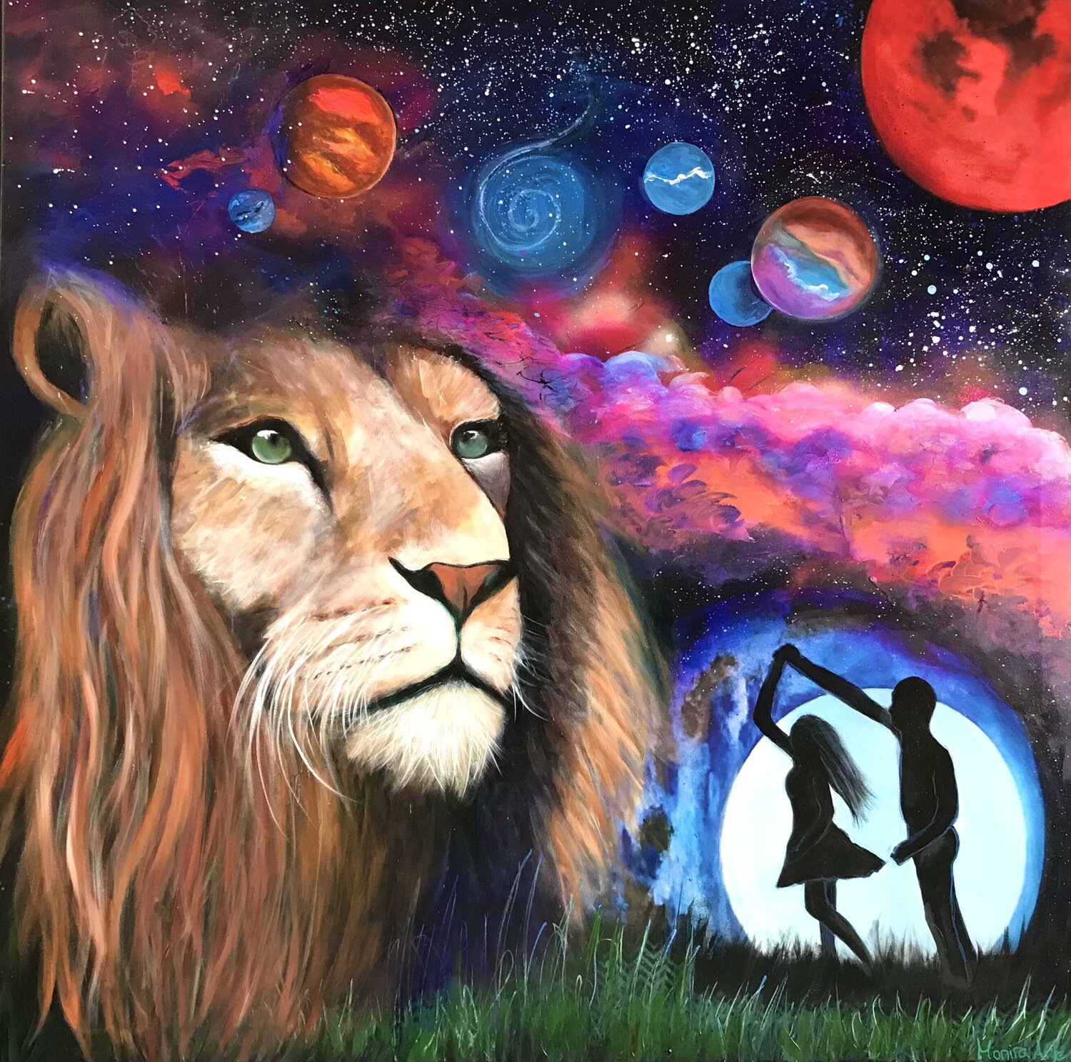 Love, Dance, Create Amelie Monira Egenolf Original painting for sale