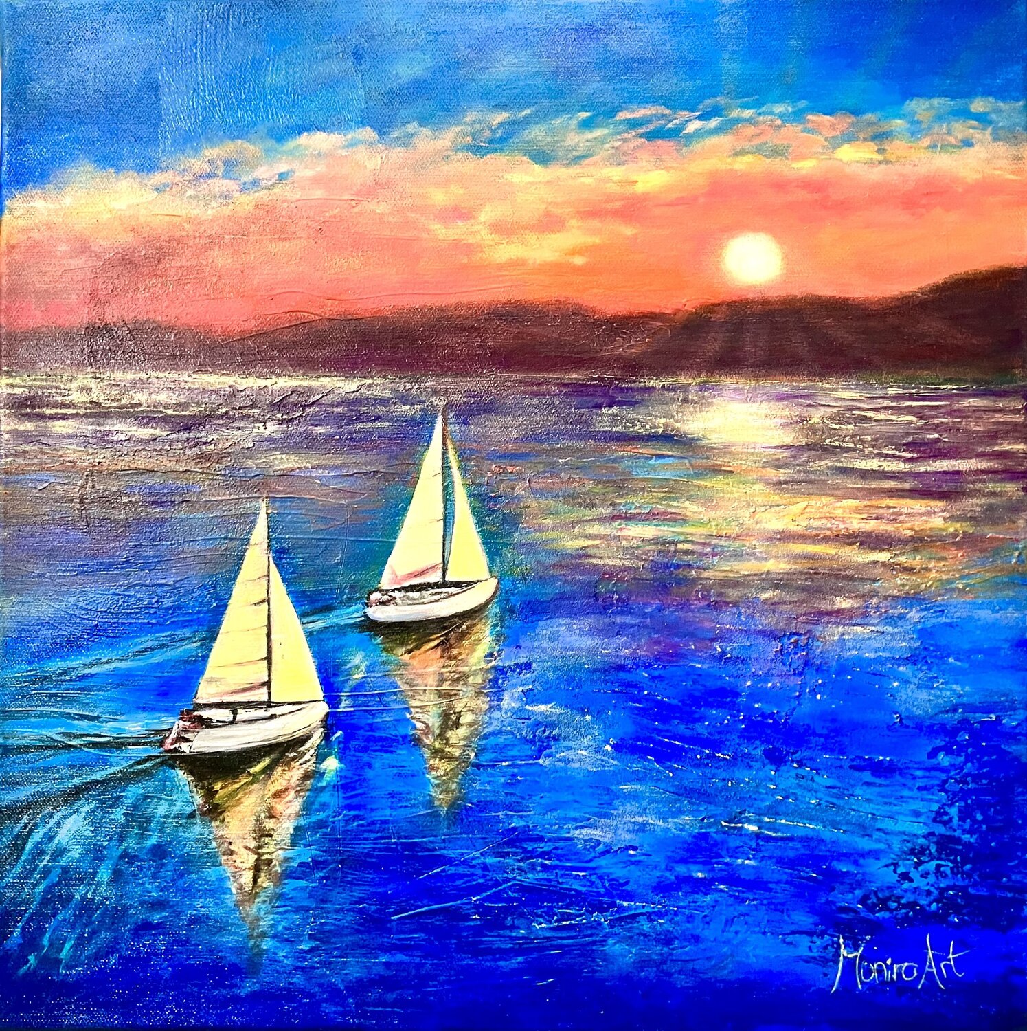 New beginnings Amelie Monira Egenolf Originalgemälde zu verkaufen