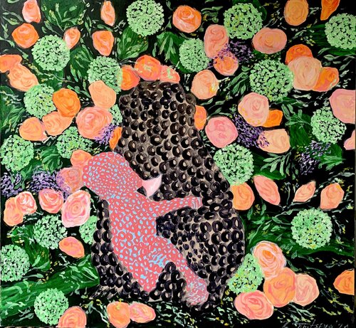Motherhood by Ralitsa Stoitseva, Painting for Sale on Select