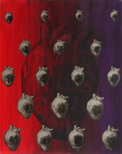 Love in red by Ralitsa Stoitseva, Painting for Sale on Select
