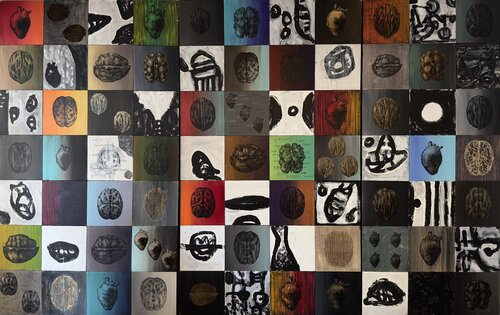 77 pieces of love by Ralitsa Stoitseva, Painting for Sale on Select