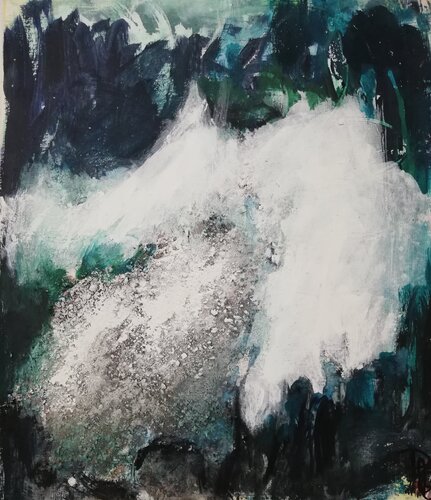 Iceberg  l by Corinne Pages, Painting for Sale on Select