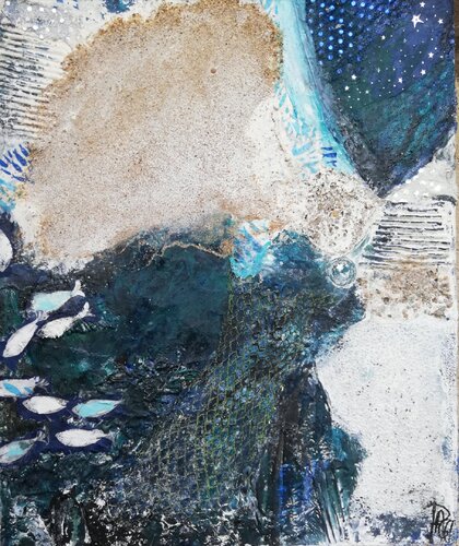 Rivage I by Corinne Pages, Painting for Sale on Select