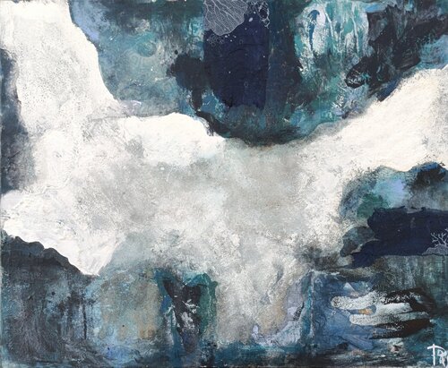 Fonte des glaces I by Corinne Pages, Painting for Sale on Select