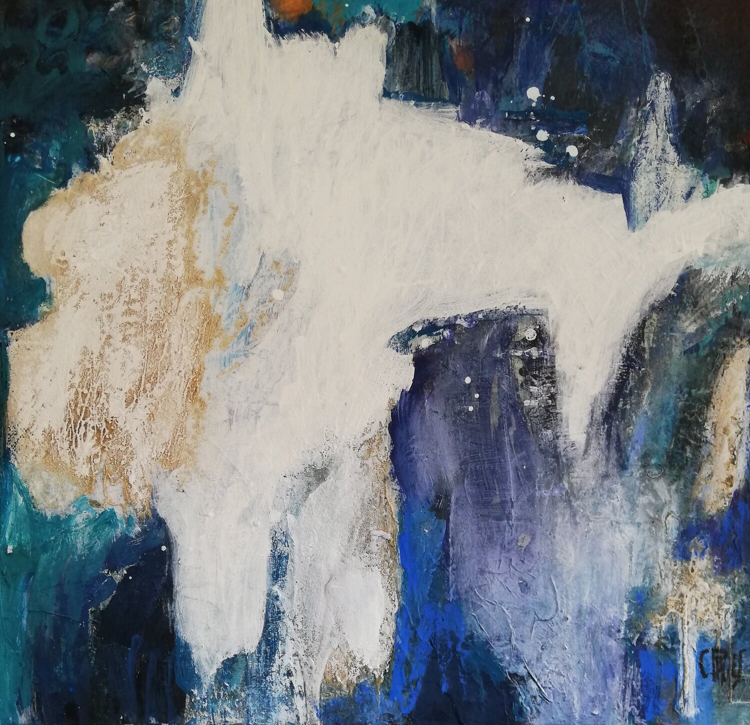 Mer du Sud Corinne Pages Original painting for sale