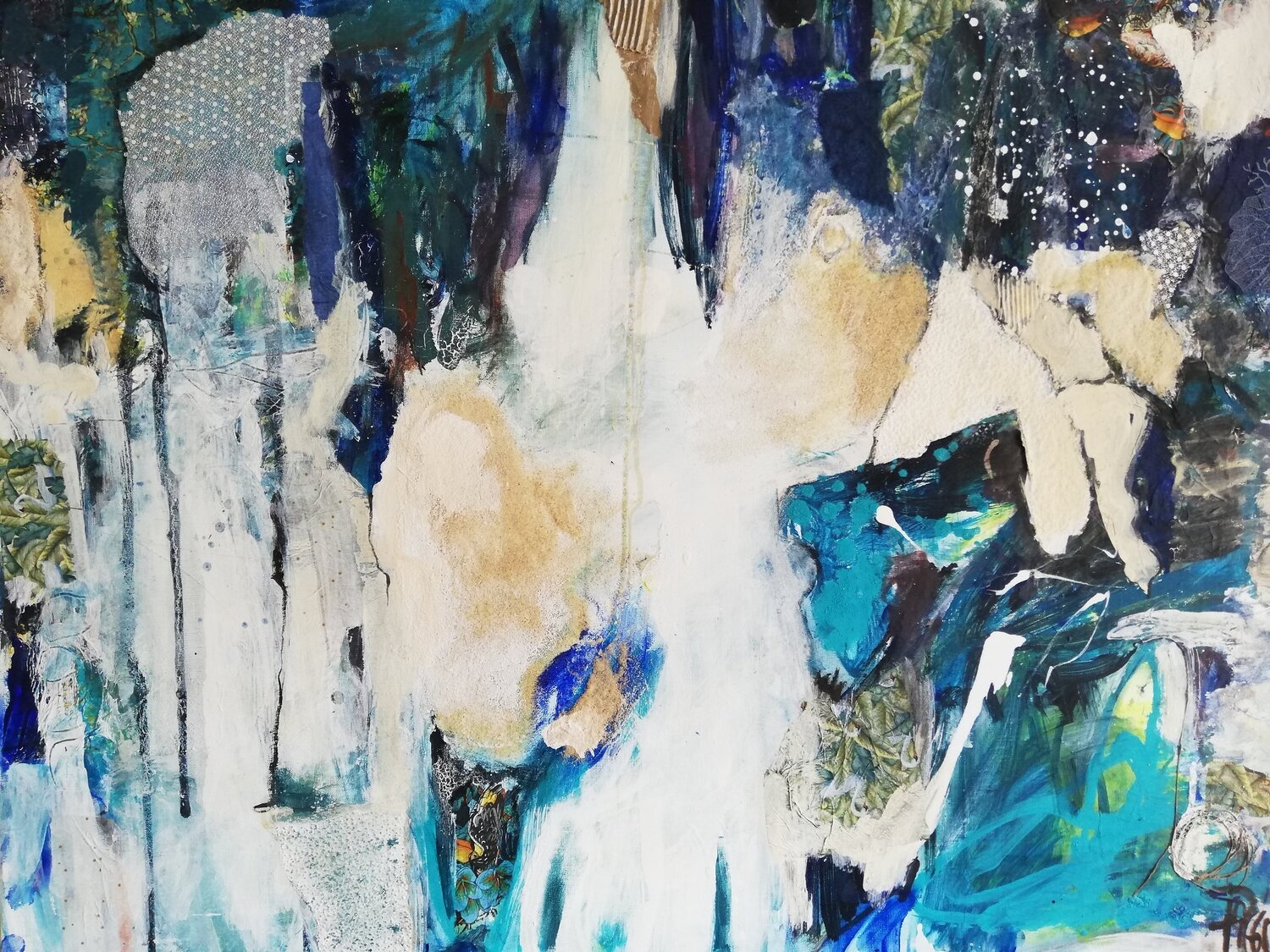 Tropical Corinne Pages Original painting for sale