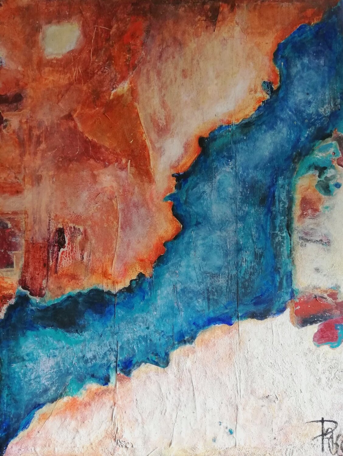 Rift Corinne Pages Original painting for sale