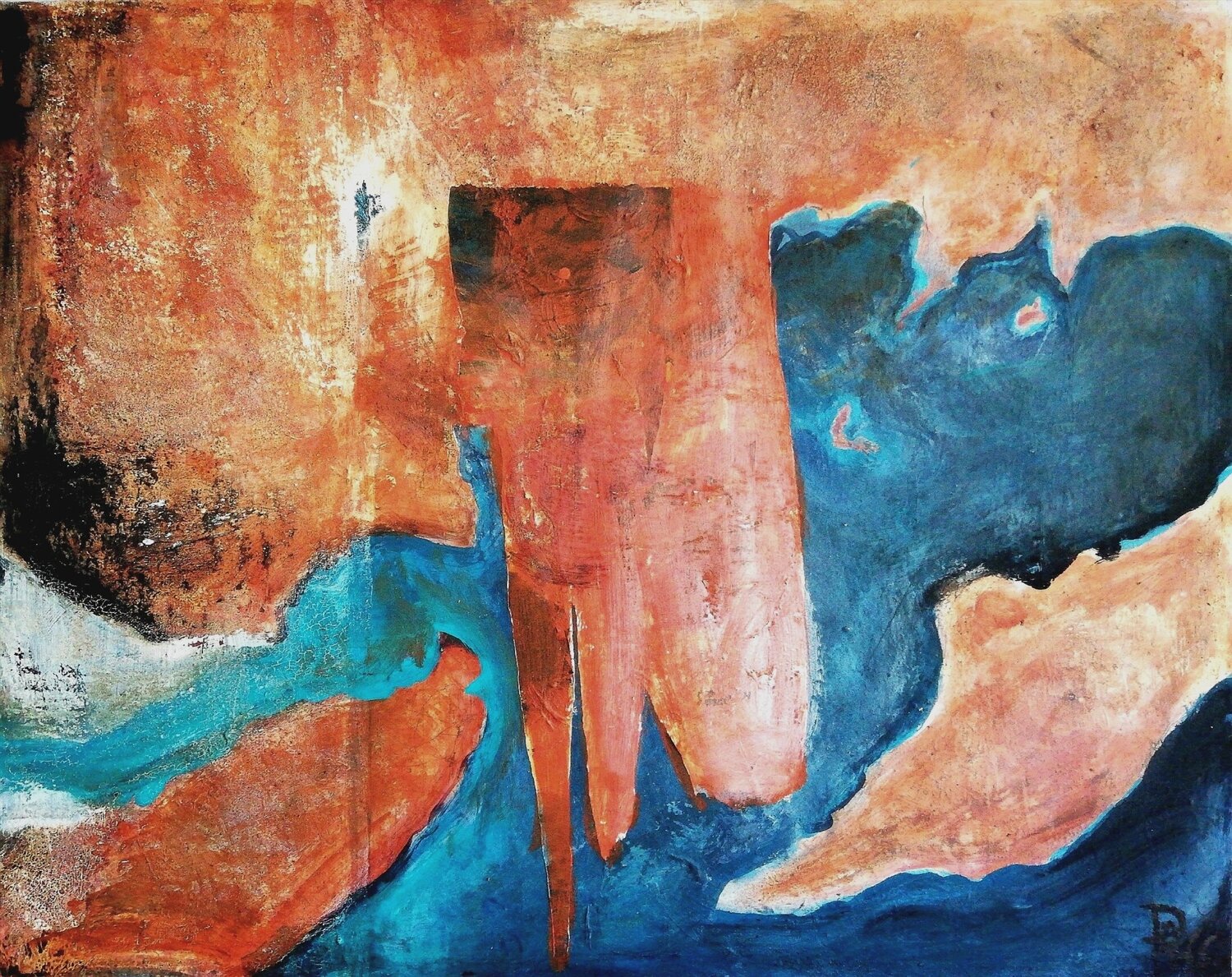 Méandres Corinne Pages Original painting for sale
