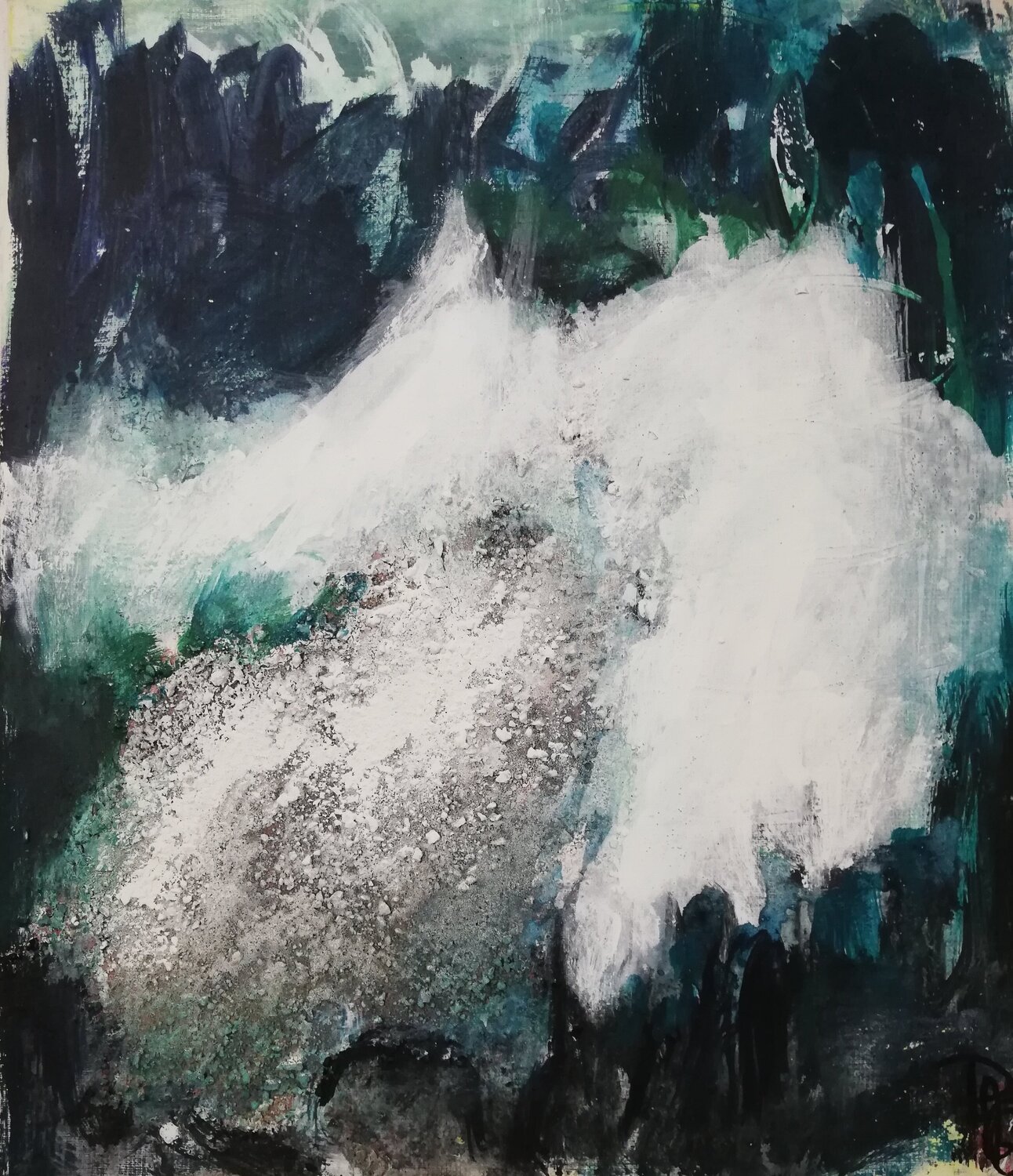 Iceberg  l Corinne Pages Original painting for sale