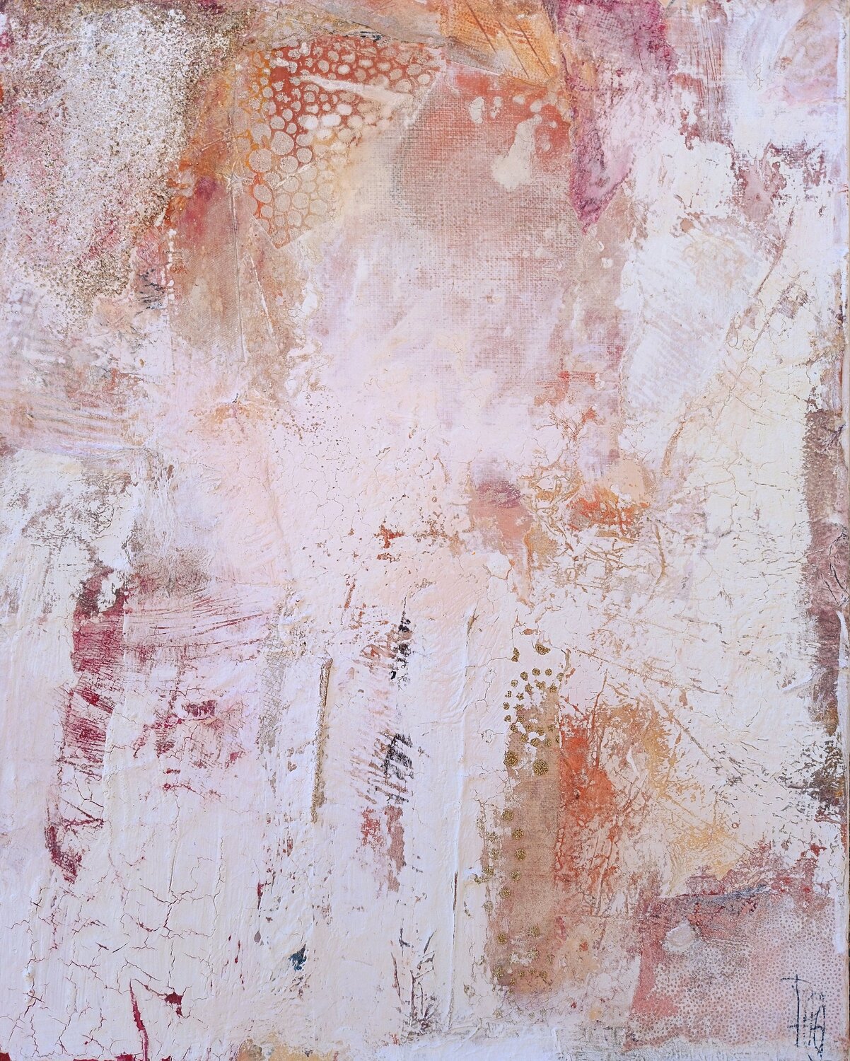 Traces lll Corinne Pages Original painting for sale