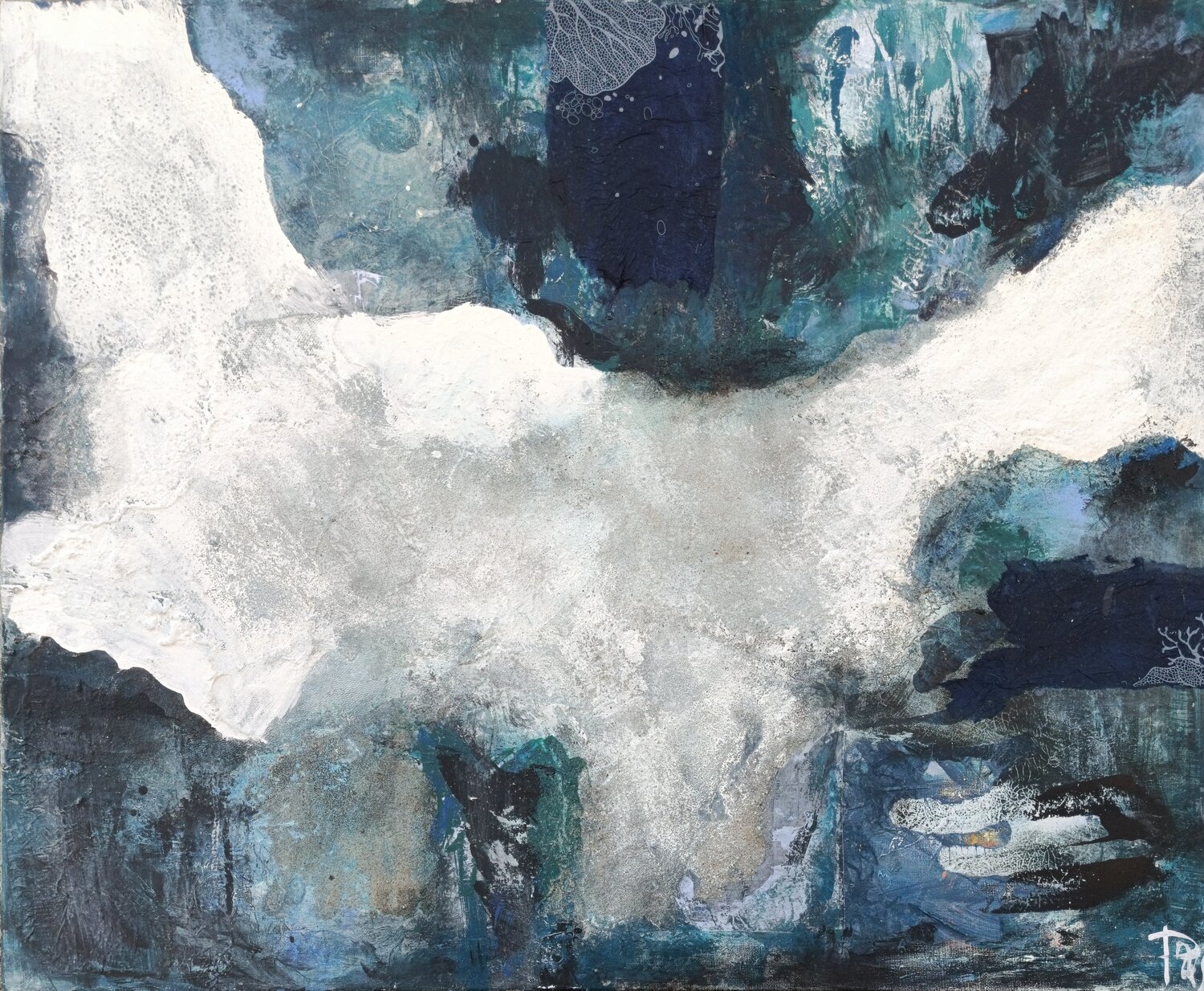Fonte des glaces I Corinne Pages Original painting for sale