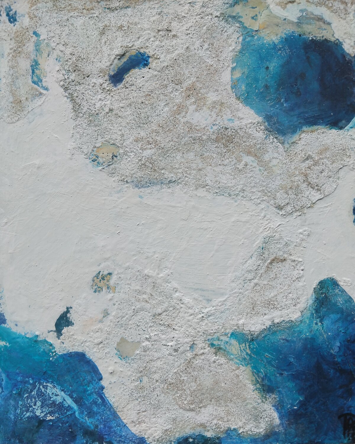 Lagon II Corinne Pages Original painting for sale
