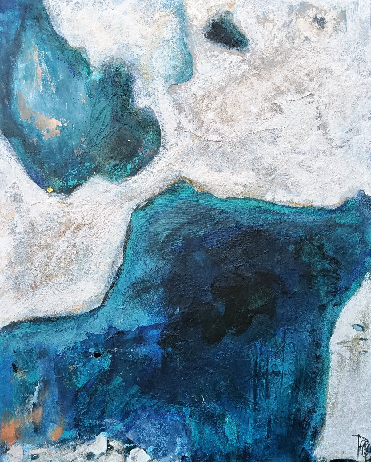 Débâcle l Corinne Pages Original painting for sale
